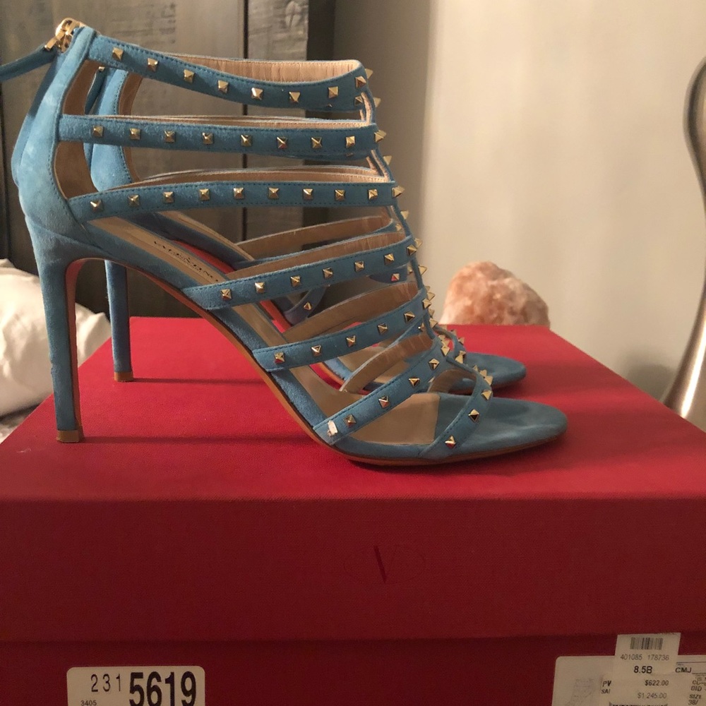 Valentino Cerule Heels